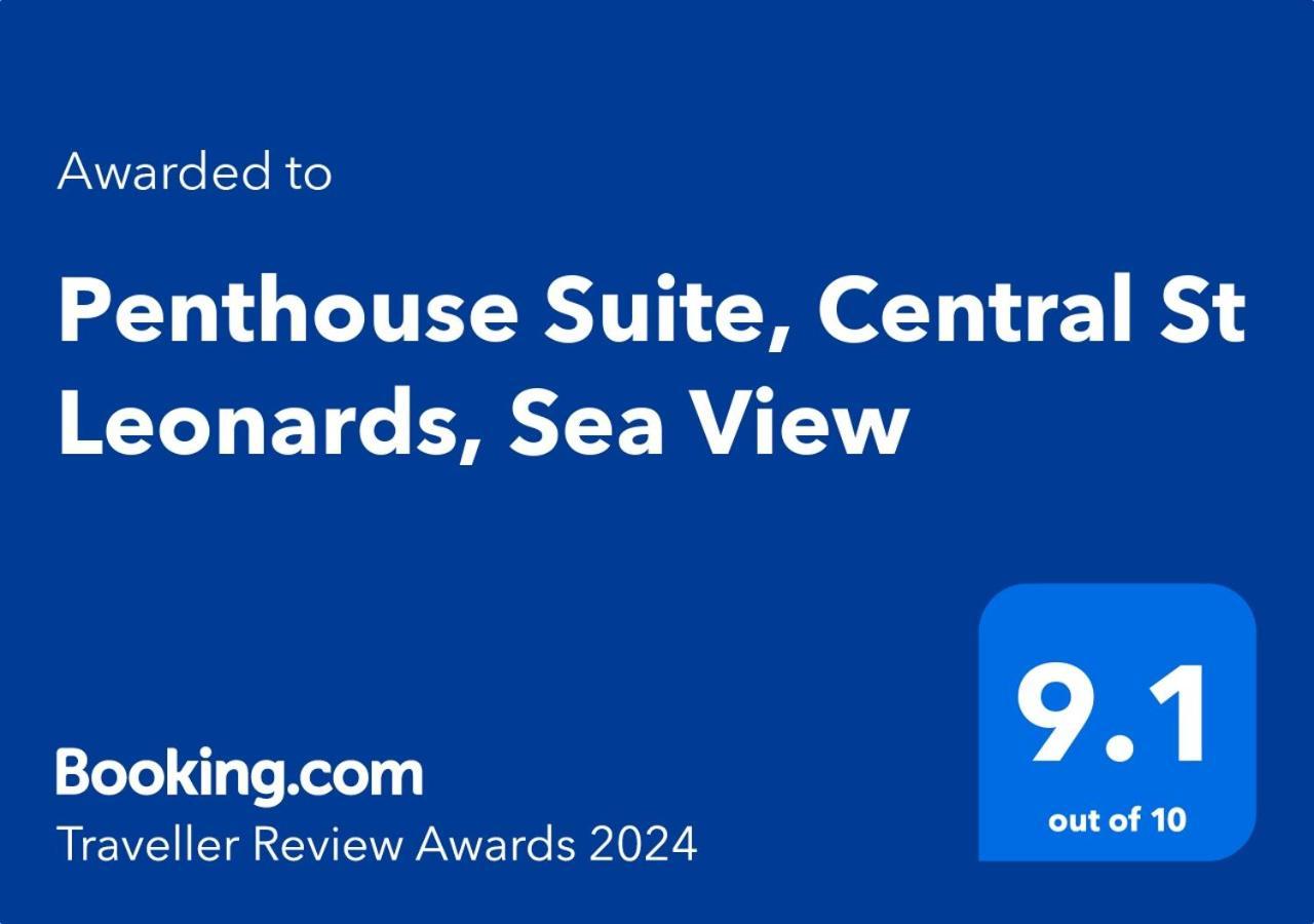 Penthouse Suite, Sea View, Close To Shops, Beach And Train St Leonards-on-Sea 외부 사진
